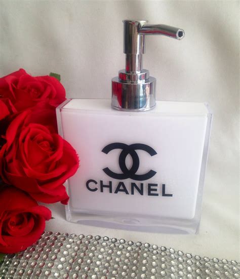 chanel soap black dispenser|Chanel shower gel.